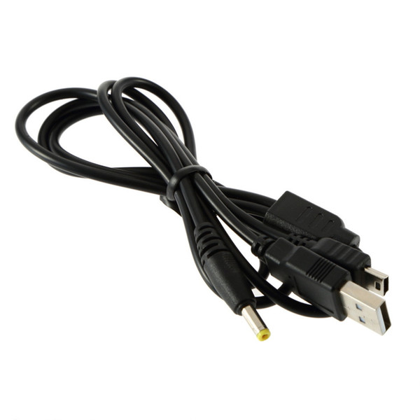 2 in 1 USB Data Transfer Charger Charging Cable Lead Cord for PSP 1000 2000 3000 High Quality FAST SHIP