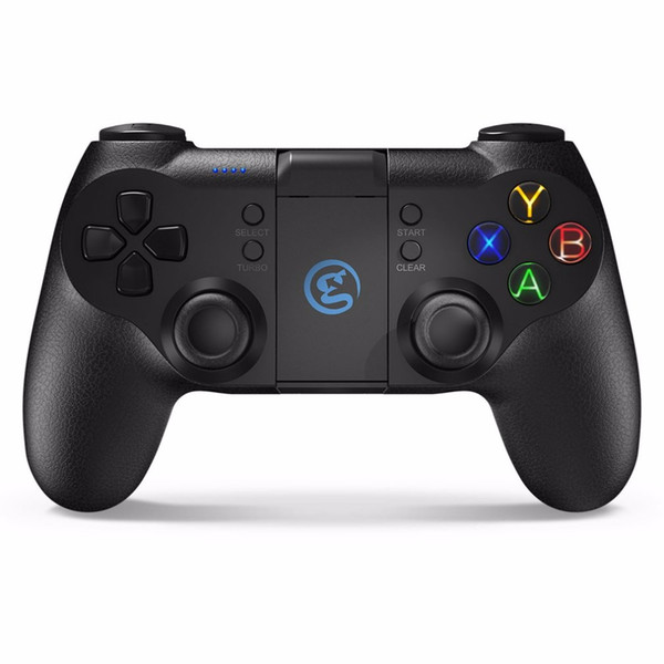 Freeshipping T1s Physically Designed Bluetooth4.0 Wireless Connection Gamepad Game Controller Large Capacity Vivid Power Indicator Joystick