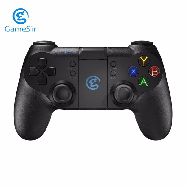 Freeshipping T1 Gamepad Controller Bluetooth Wired Joystick 3 MCU Chip Backlight For Android Phone PS3 PC