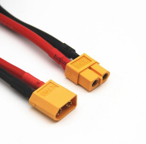 Wholesale 1pcs XT60 Female Male Connector With 10CM 14AWG Silicone Wire