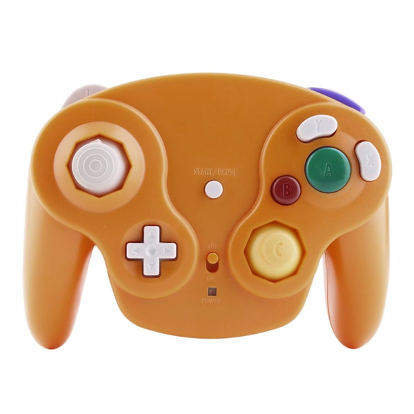 Freeshipping Wireless Bluetooth 2.4GHz Gamepad Portable Gaming Gamer Controller Gamepad for Wii for Nintendo GameCube