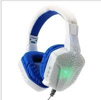 Crack Luminescent Earphone Head-mounted Bass Game,High quality Gaming Headphone Vibration Function