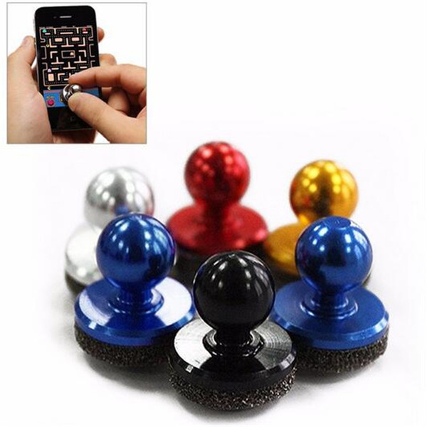 SmartPhone Fling Joystick Mini Arcade Game Stick Controller Metal Rocker Android Touch screen game controllers for iphone 7 8 ipad samsung 8