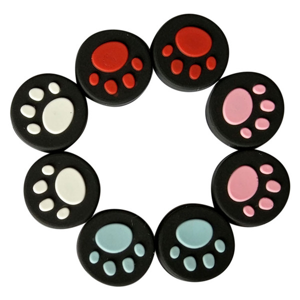 Cat Claw Paw Silicone Analog Joysticks Button Thumbstick Cap Grip Cover For PS Vita PSV 1000 2000 DHL FEDEX EMS FREE SHIPPING