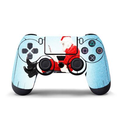 Santa Claus Game Sticker Vinyl For PS4 Controller Decal Skins PS4 Gamepad Cover For PS4 PVC Protector Skin Cool For Game Controllers