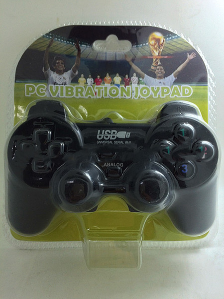 Wired Gamepad Joystick USB2.0 Shock Joypad Gamepads Game Controller For PC Laptop Computer Win7/8/10/XP/Vista