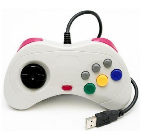 PC Retro Handheld USB Gamepad Classic Controller For Saturn System Style High Quality Wired Game Controller Joypad For MAC