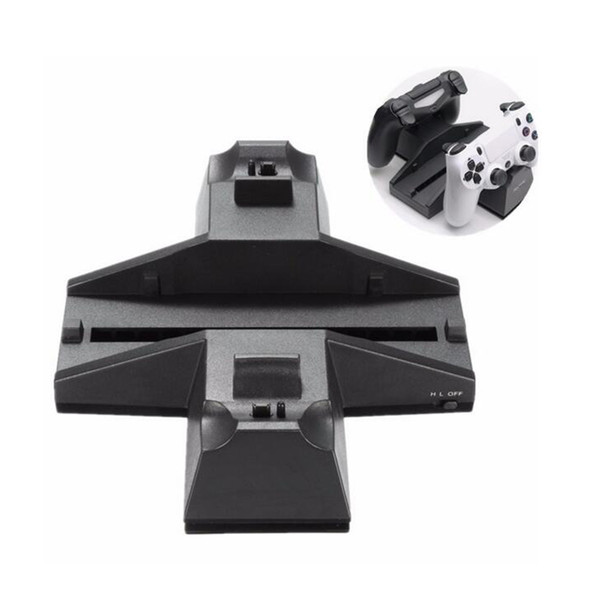 USB Charging Dock Stand for Playstation 4 PS4 Console Controller Cooling Fans Gaming Accessories With Retail Packing