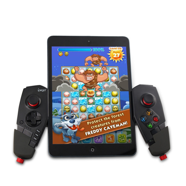 9055 Wireless Bluetooth Game Controller Joystick with Stretch Bracket for iOS Android TV Box