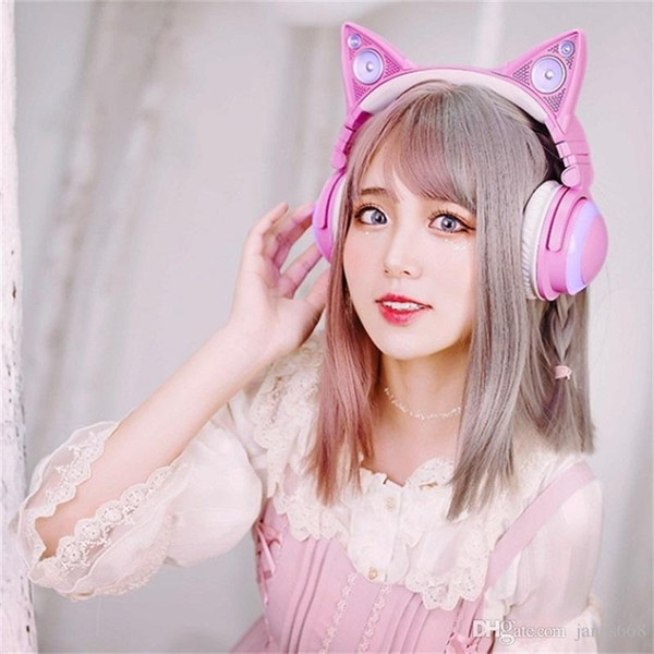 PC headset corporate christmas gifts sport version 4.1 earphone christmas fox ears cosplay magnetic headset ear gaming sweater