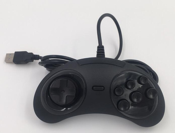 New SEGA Genesis/MD2 Y1301 USB Gamepad Game Controller 6 Buttons SEGA USB Gaming Joystick Holder for PC MAC Mega Drive Gamepads