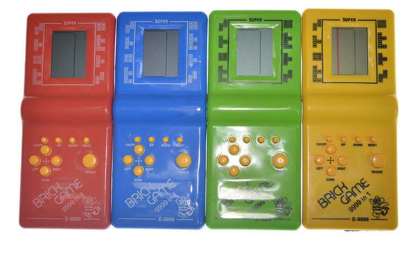 New Retro Classic Childhood Tetris Handheld Game Players LCD Electronic Games Toys Game Console Riddle Educational Toys