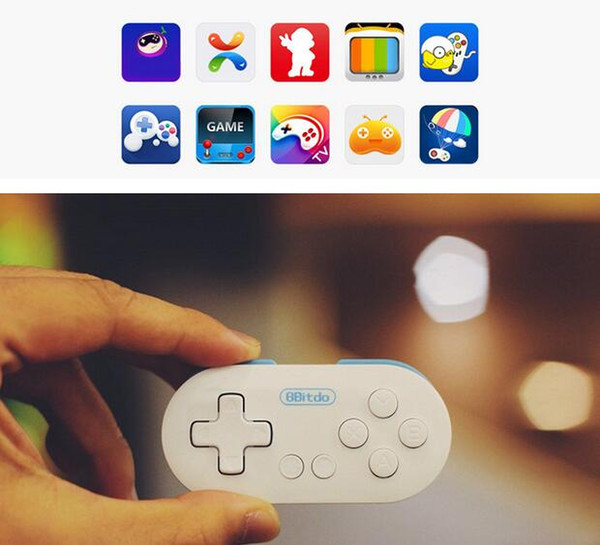 8Bitdo Zero Mini Wireless Bluetooth V2.1 Game Controller Gamepad Joystick Selfie for Android iOS Window Mac OS