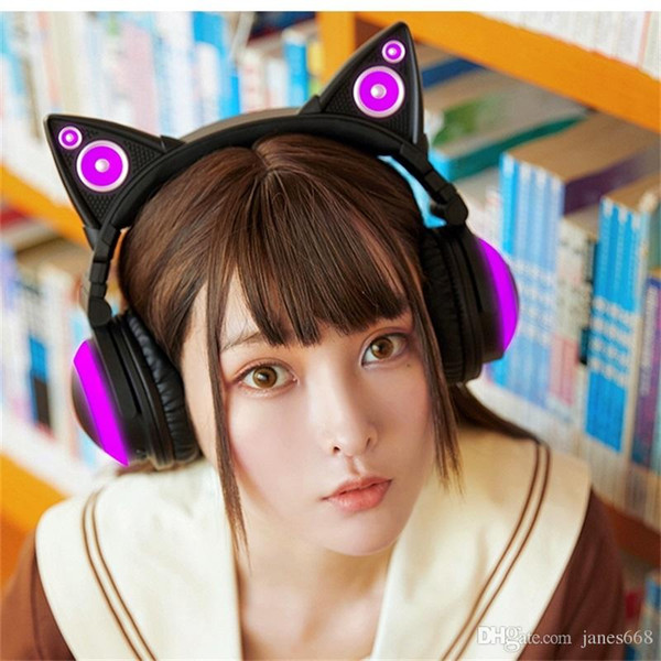 Earmuffs10 corporate christmas gifts headset for laptop with mic christmas decoration fox ears cosplay ps4 headset ear gaming for children10