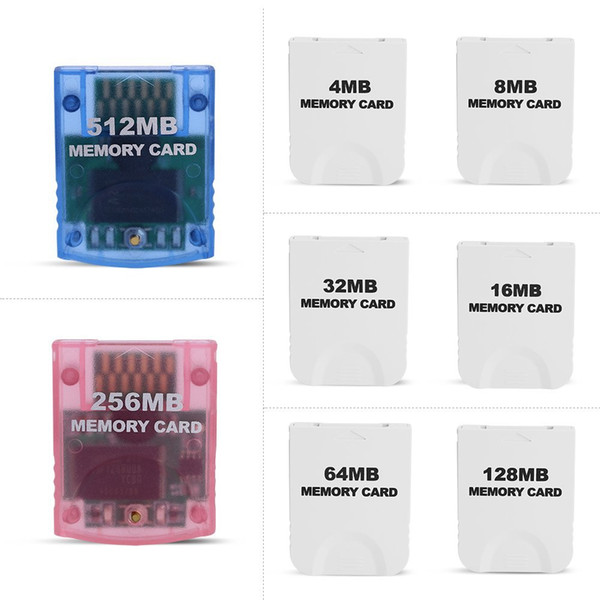 8MB 64MB 128MB 32MB 256MB 512MB Memory Storage Card for Wii console NGC GameCube without retail packing DHL FEDEX EMS FREE SHIPPING