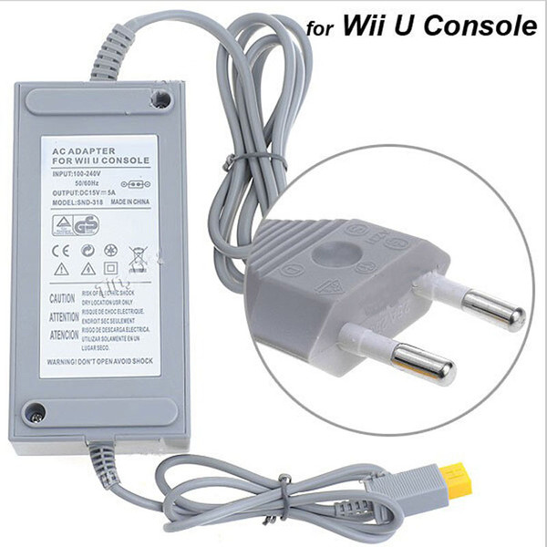 Power Supply 100-240V AC Adapter for Wii U Game Console Computer Universal Replacement Power Adapters Wall Charger