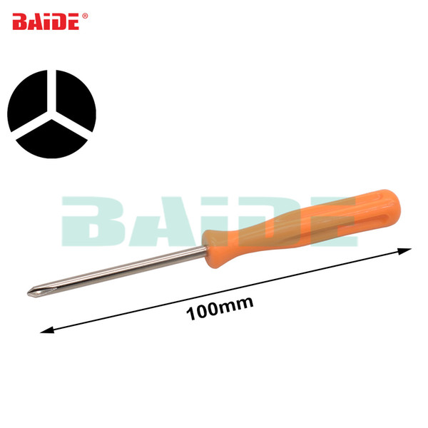 Orange 1.5mm 2.0mm 3.0mm Tri Wing Y1 Screwdriver Tri-point for Wii DS Lite DS Repair Opening Tool for Laptop Battery