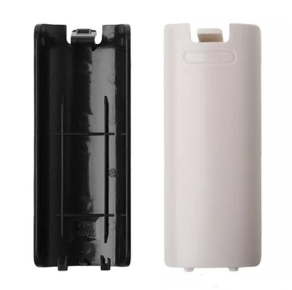 Battery Pack Cover Shell Case Kit for Lid Wii Remote Control Controller White black free dhl ship