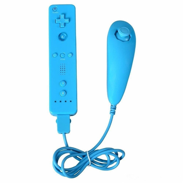 Wireless Remote Controller Nunchuk Control 2 in 1 Game Controller For Wii Bluetooth Remote for Wii Game Accessories
