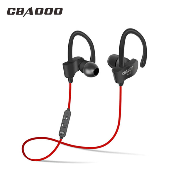 CBAOOO auricular bluetooth auricular inalámbrico bluetooth auriculares deportivos impermeable bajo con micrófono para android iPhone Headset