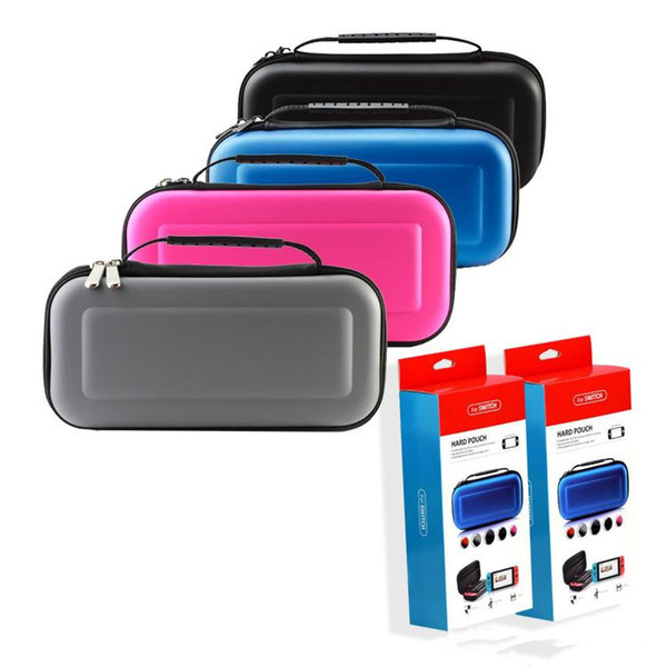 hot sale For Nintendo Switch Game Bag Carrying Case Hard EVA shell High Quality Portable Carrying Bag Protective Pouch Bag Switch 30pcsK2689