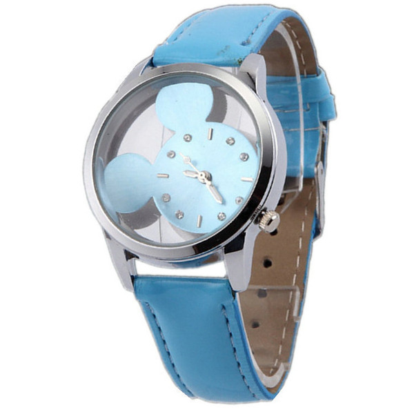 Wish foreign hot hollow belt children watch creative fashion women fashion children table diamond watches