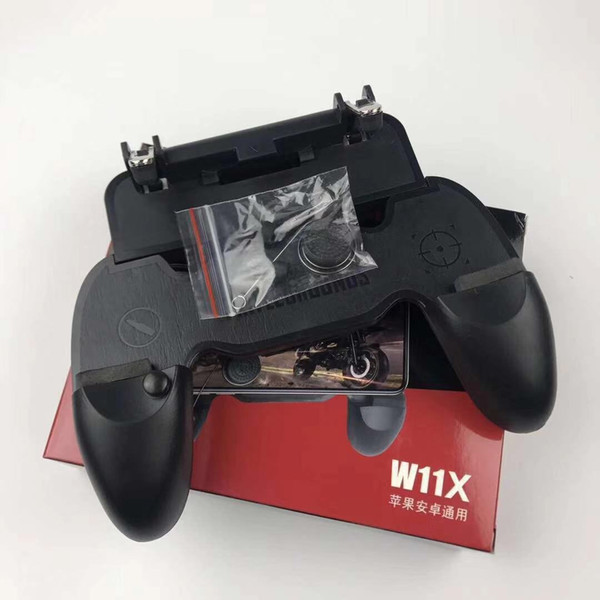 W11X mobile Control Gamepad , Gaming Controller with Cooling Fan Fire Game Controller Joystick Metal Trigger For IOS Android