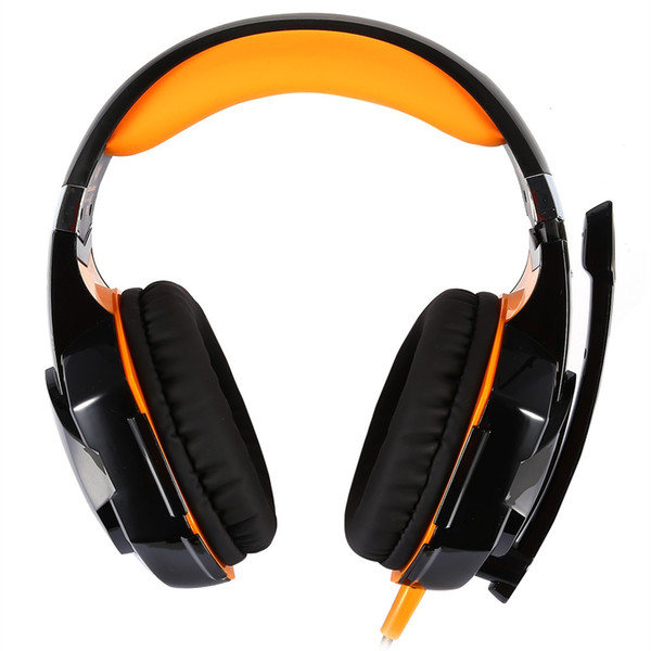 LYFY EACH G2000 Gaming Headset with Hidden Mic for Computers Game(orange/black)