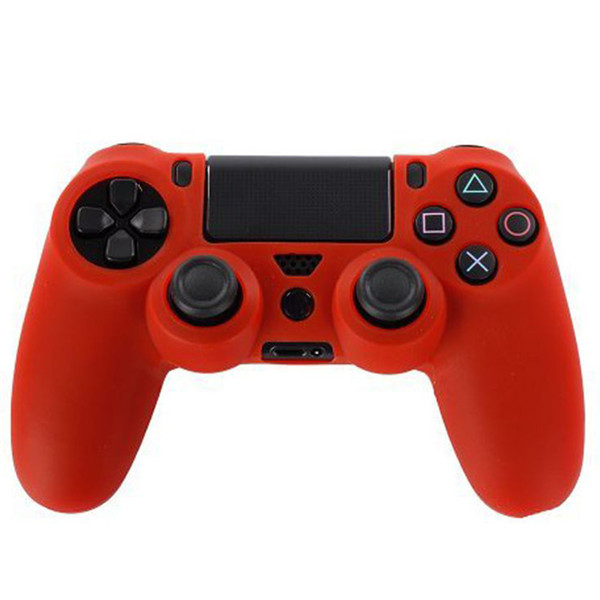 new Voor PS4/Slim Controller Case Silicone Soft Flexibele Gel Rubber Shell Case Cover Voor Sony Playstation 4 Game Controller0801149