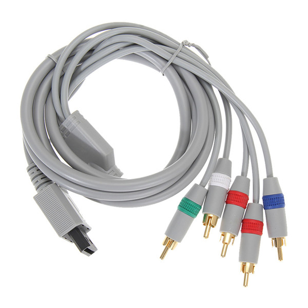 High Quality 1080P Component Cable HDTV AV Audio Video Adapter 5RCA Cable Cord Wire for Wii