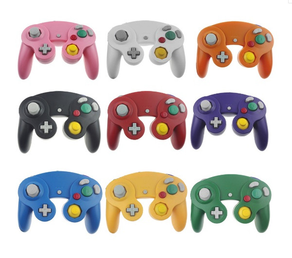 NGC Wired Gaming Game Controller Gamepad Joystick for NGC Console Gamecube Wii U Extension Cable Turbo Dualshock Transparent Color