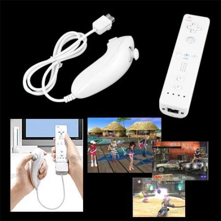 Remote and Nunchuk Controller Set for Nintendo Wii Game