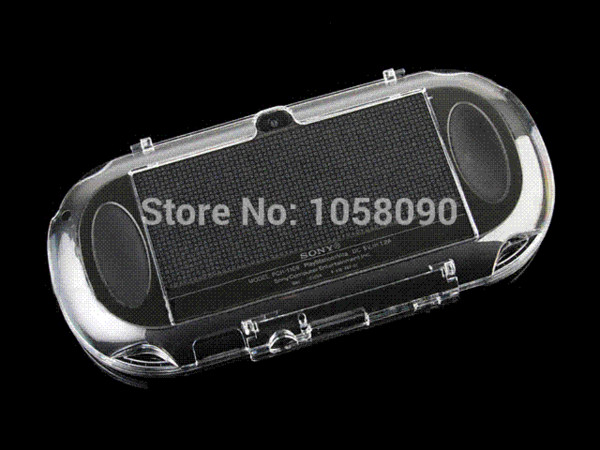 High Quality Crystal Shell Clear Case Cover for PS Vita Hard Case for PSV ita 1000 Crystal Protective Shell, Free Shipping