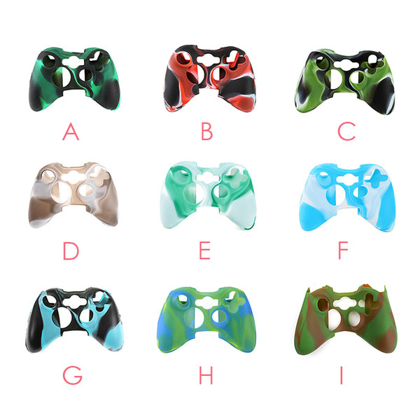 Fashion Design 9 color Sillicone Skin Soft Protective Joystick Gel case for Xbox 360 One & Gaming Controllers Cover Gamepad Game Console