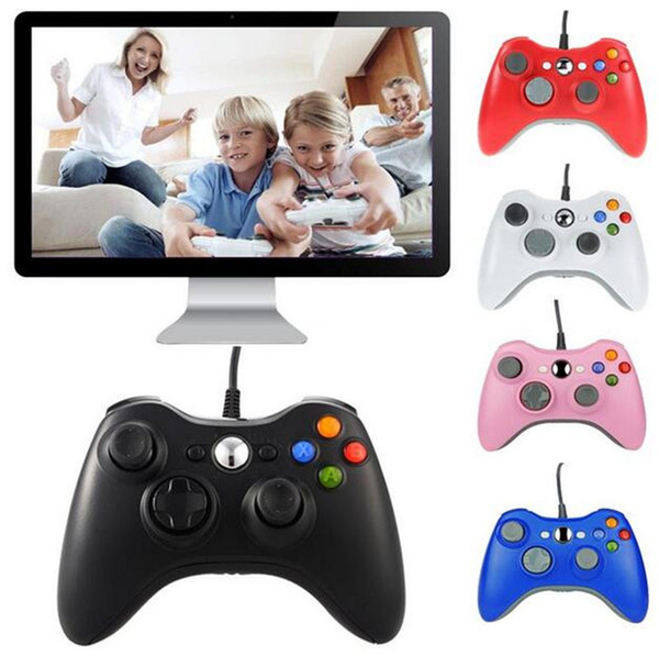 Game Controller for Xbox 360 Gamepad Black USB Wire PC for XBOX 360 Joypad Joystick Accessory For Laptop Computer PC