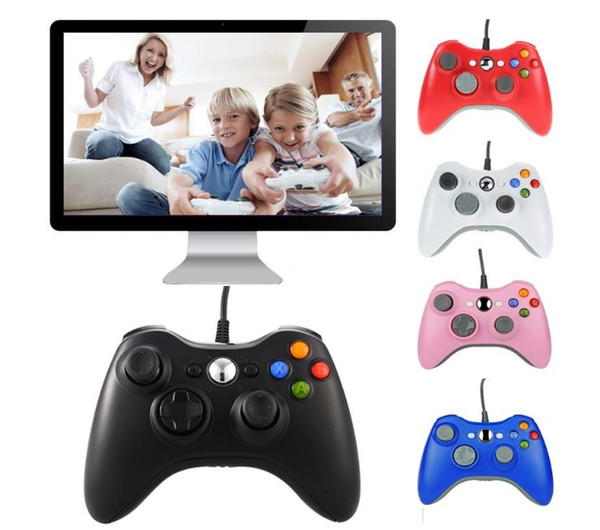 Game Controller for Xbox 360 Gamepad Black USB Wire PC for XBOX 360 Joypad Joystick Accessory For Laptop Computer PC