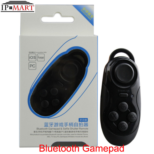 Multi-function Smart Bluetooth Selfie Remote Control Gamepad Wireless Mouse For TV Box VR 3D Glasses Bluetooth Controller High Quality 10pcs