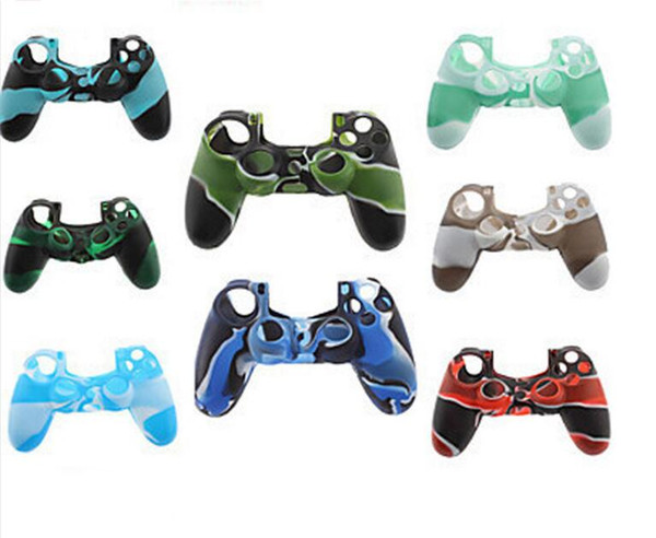 Colorful Camo Soft Silicone Gel Rubber Case Skin Grip Cover For Xbox One PS4 Wireless Controller