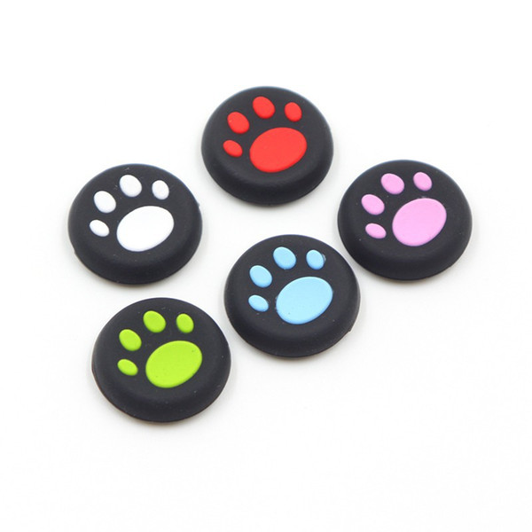 Silicone Cat Claw Joystick Caps Controller Grip Thumbstick Buttons Cover Shell For Sony PS4 PS3 Thumb Stick