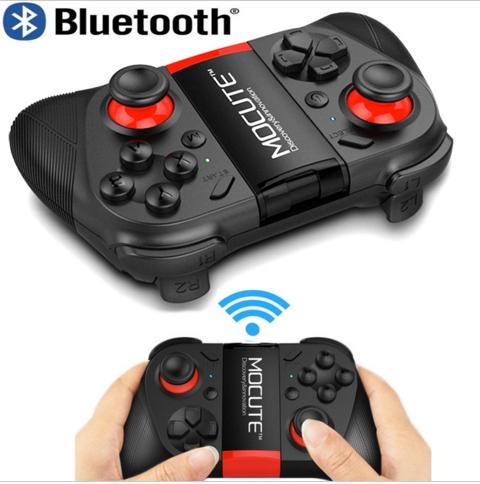 MOCUTE Wireless Bluetooth Gamepad VR Box 3D Glasses Controller Selfie Shutter Game Joystick for PC Andriod iPhone Tablet