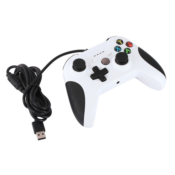 Freeshipping USB Wired Gamepad Remote Controller For XBOX One Slim S Controller White Joystick for XBOX One Slim Game Controller