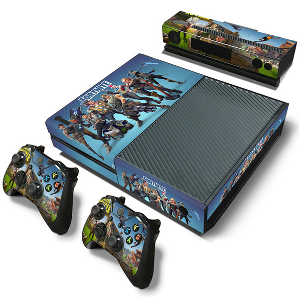 Fortnite Game Sticker Vinyl For Microsoft Xbox One Controller Decal Skins For Xbox One Gamepad Cover For Xbox One PVC Protector