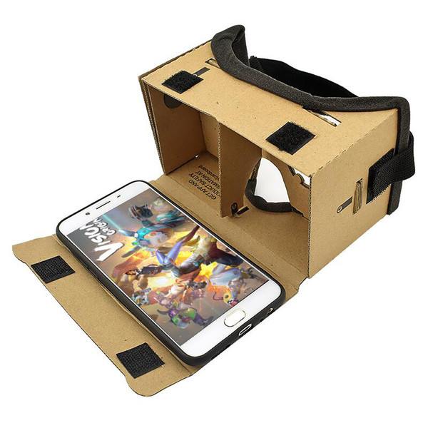 New Virtual Reality Glasses Google Cardboard Glasses 3D Glasses VR Box Movies For iPhone 6 7 8 Smartphones VR Headset For Xiaomi