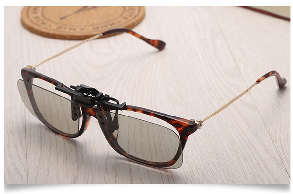 New 3D eyeglass clip, 3D cinema special for myopia, polarizing, non flashing, three dimensional eyeglasses.Free shipping!