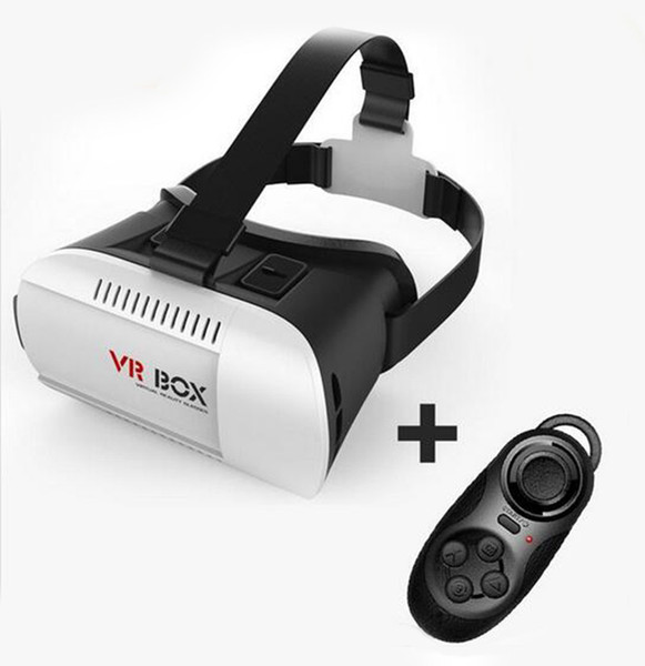 WYJ Head Mount Plastic VR BOX VR Virtual Reality Glasses 3D Movie for 3.5