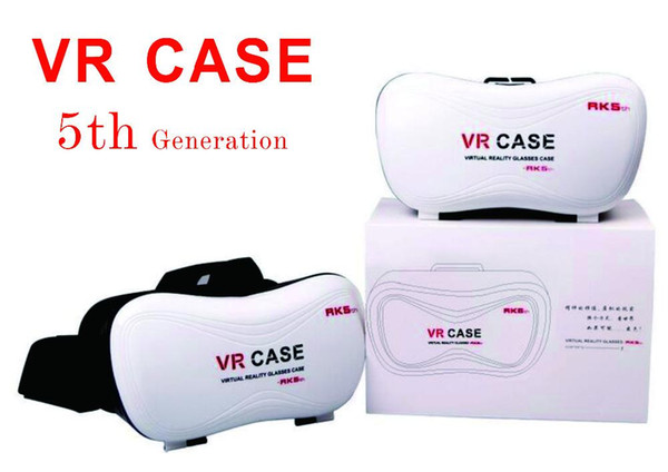 The 5th Generation VR CASE BOX Version VR Virtual Reality 3D Glasses For 3.5 - 6.0 inch +Smart Bluetooth Remote Control