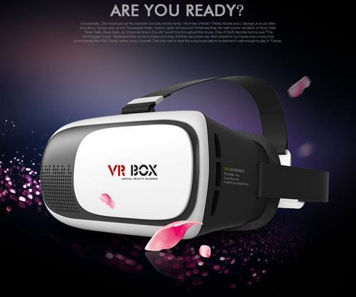 MOQ10pcs VR BOX 2.0 Version 3D Smart Virtual&Reality Glasses for 3D Game Movie with Bluetooth Gamepad From Airshoo