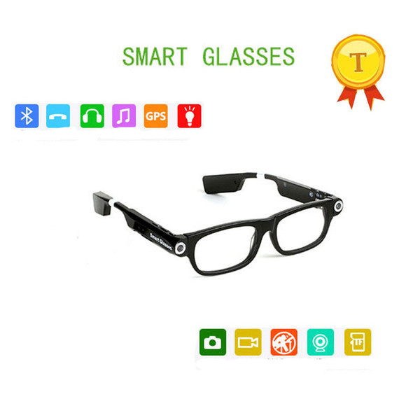 2017 fashion style smartglasses sunglasses support picture video maker bluetooth glasses Sun glasses with light wearable devices