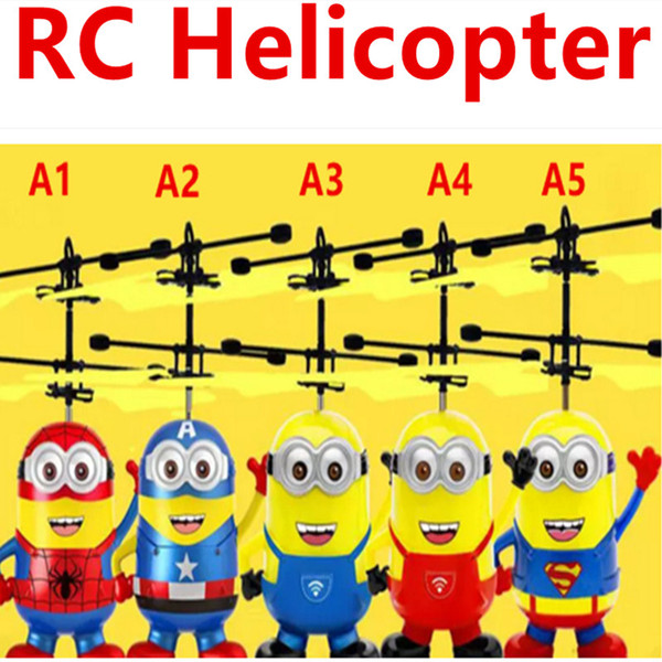 Led toy RC Helicopter Flying Induction LED Noctilucent Ball Quadcopter Drone Sensor Up grade infrared Induction flying Children Toys