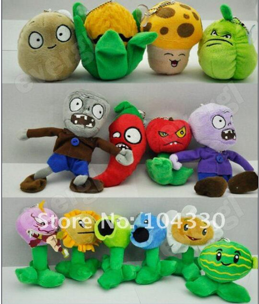 Hot Plants vs Zombies 2 PVZ Figures Plush Baby Staff Toy Stuffed Soft Doll Funny